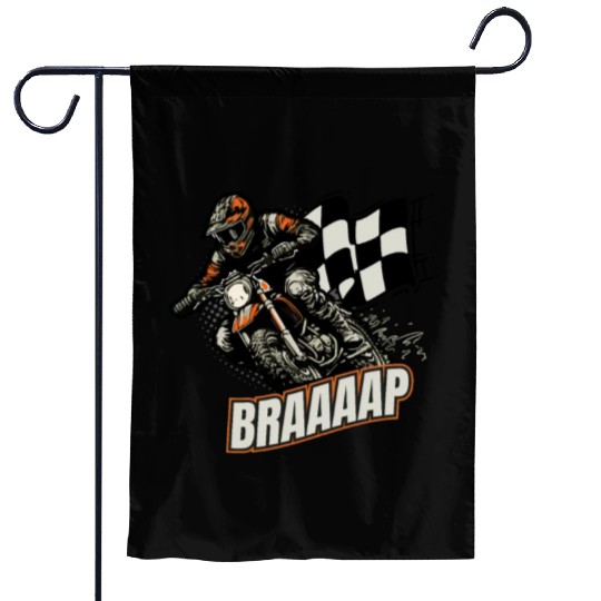 Dirt Bike Race Motorsport Motorbike Garden Flags