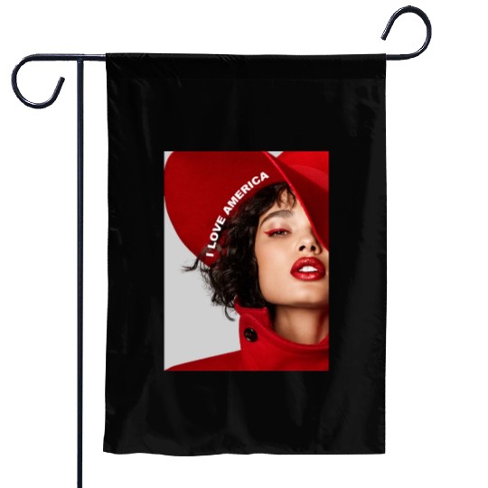 I Love America Garden Flags