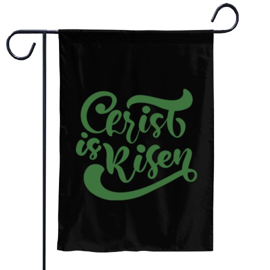 He Is Risen Religious Easter Garden Flags