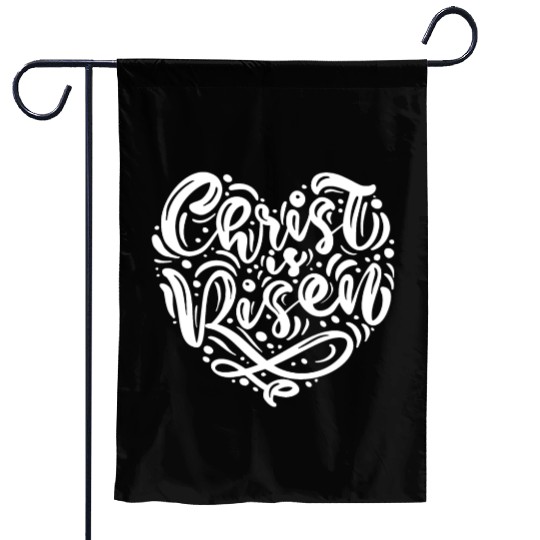 He Is Risen Religious Easter Garden Flags