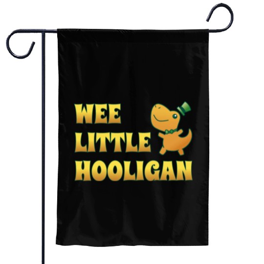 Wee Lil Hooligan Kids St Patrick s Day Boys Girl Garden Flags
