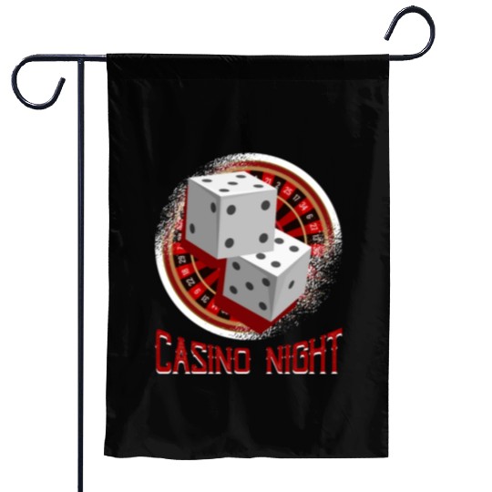 Poker Gambling Gambling Dice Money Garden Flags