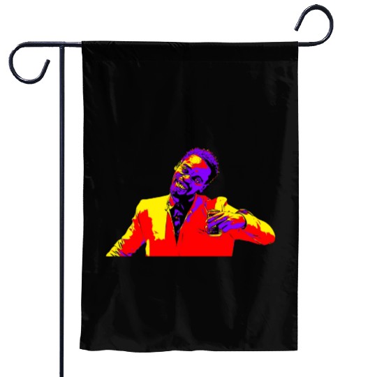 Happy black man Garden Flags