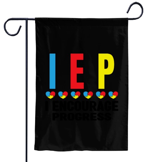 Special Education Autism Teacher Garden Flags