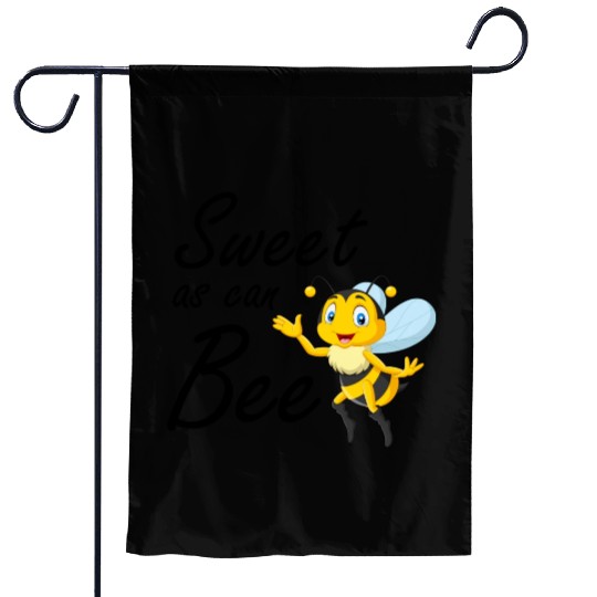 Sweet As Can Bee Sweet baby, Cute honey bee Garden Flags
