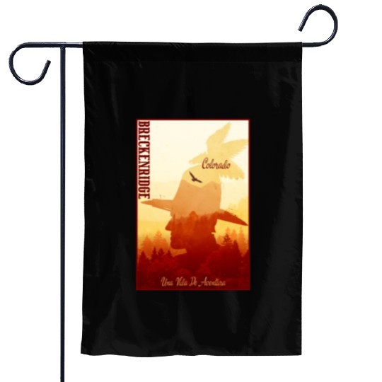 Breckenridge Colorado wild west town Garden Flags