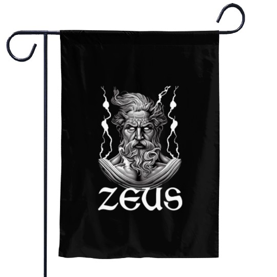 Zeus God Lightning Greek Mythology Garden Flags