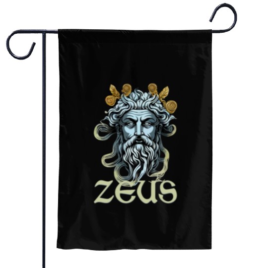 Greek God Zeus Greece Ancient Mythology Garden Flags