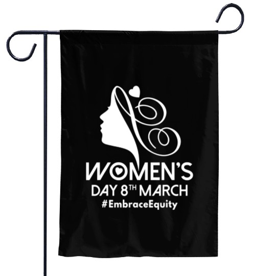 International Women's Day 8 March IWD Embrace Garden Flags