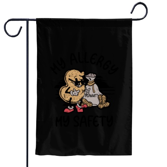 My Allergy My Safety Peanut Allergic Garden Flags