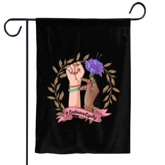 International Women's Day 2023 - Embrace Equity Garden Flags