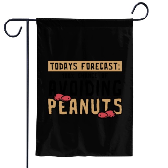 Today's Forecast 100% Chance Of Avoiding Peanuts Garden Flags