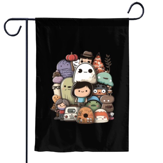 my imaginary friends Garden Flags