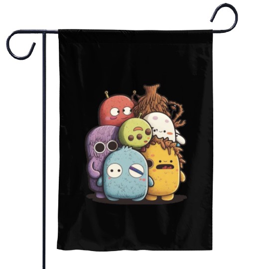 my imaginary friends Garden Flags