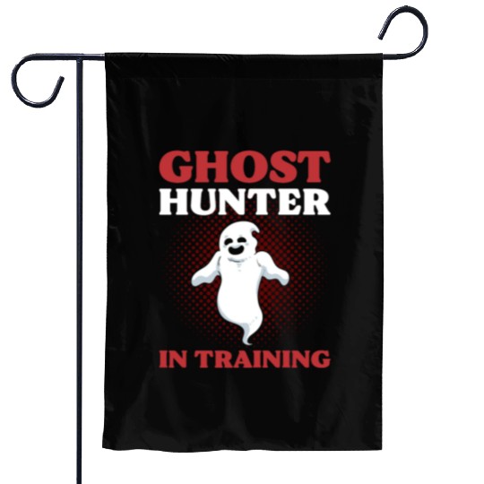 Ghost Hunter In Training Ghost Hunting Ghost Garden Flags