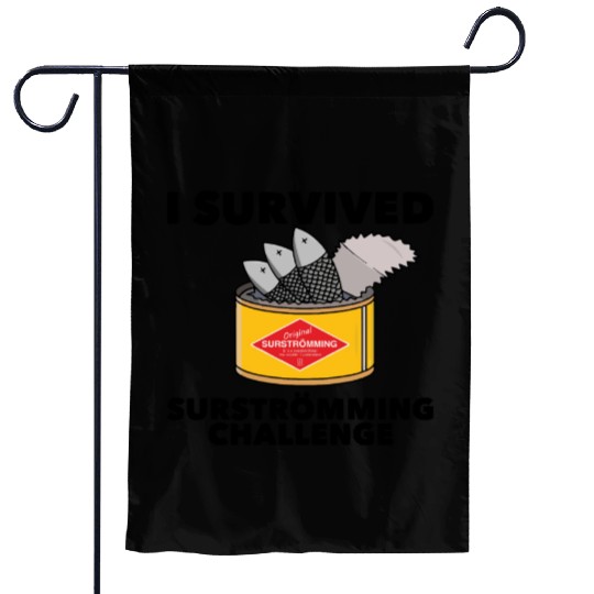 I Survived Surstromming Swedish Food Surstrommings Garden Flags