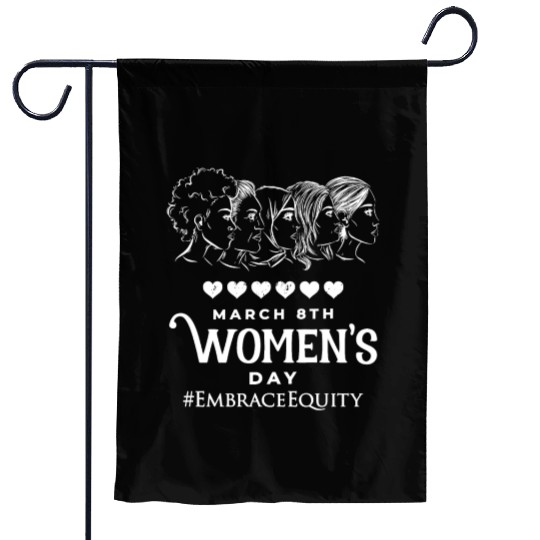 International Women's Day Embrace Equity 2023 Garden Flags
