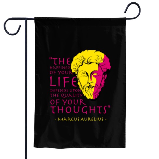 Marcus Aurelius Stoic Philosophy Quote Garden Flags