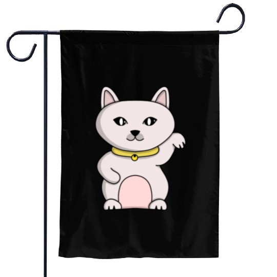 Magic Lucky Cat Garden Flags