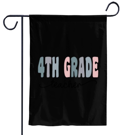 4th Grade Teacher Gift Matching Teacher Squad Garden Flags