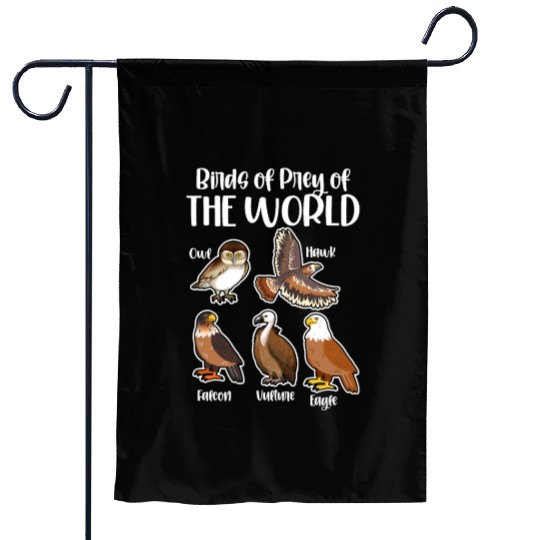 Birds of Prey Of The World Garden Flags