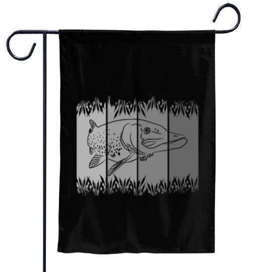 fish - fishing - fishermen Garden Flags