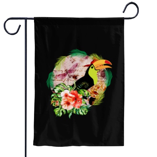Toucan's Magic - Tropical Bird Witchcraft Garden Flags