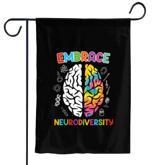 Autism Embrace Neurodiversity Autistics Garden Flags