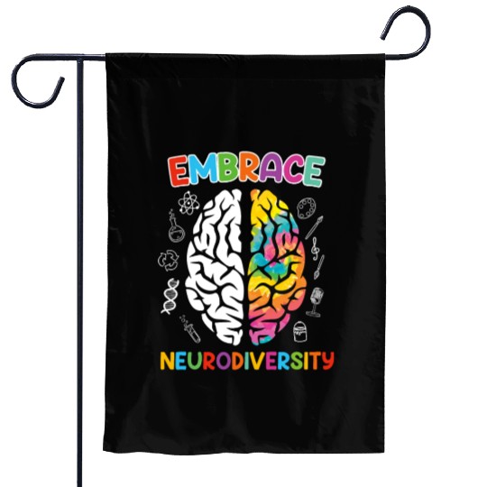 Autism Embrace Neurodiversity Autistics Garden Flags