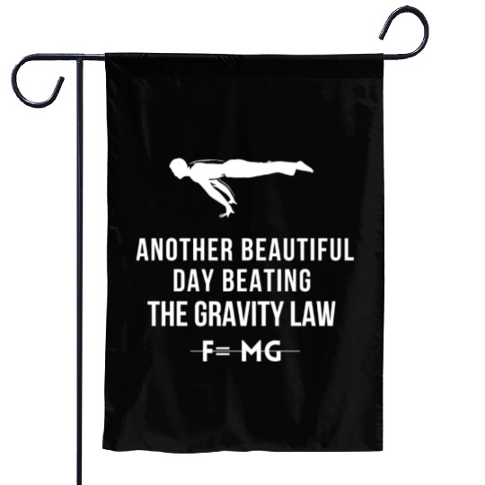 calisthenics street workout bodyweigt planche Garden Flags