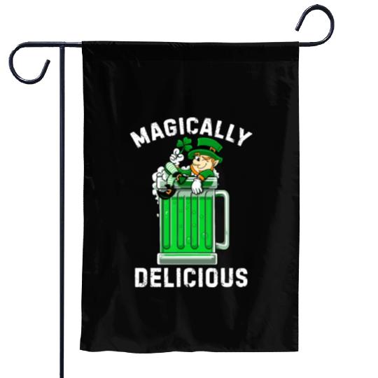 Magically Delicious idea St Patricks Day Drinking Garden Flags