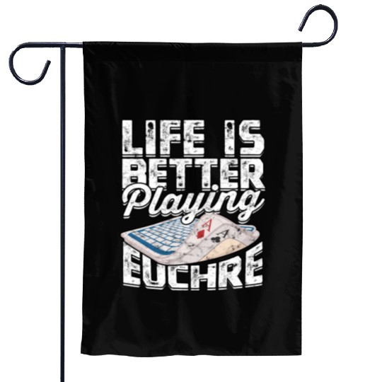 Card Game Games Playing Card Poker Euchre Garden Flags