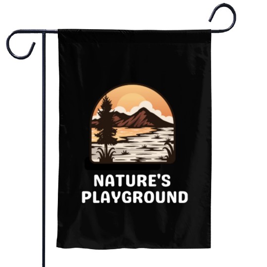 Nature's Playground Garden Flags