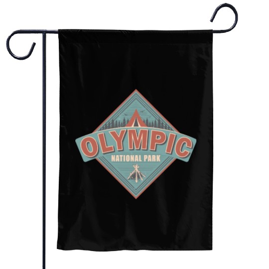 Washington State National Park Vintage US Camping Garden Flags
