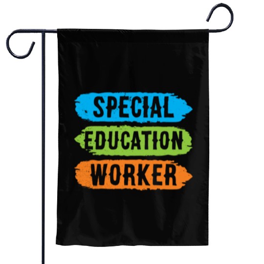 Special Education Worker Sped Awareness Teacher Garden Flags