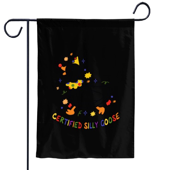 Certified Silly Goose Lover Farmer Garden Flags