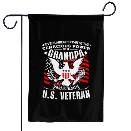 US Army Navy Marine Veteran Garden Flags