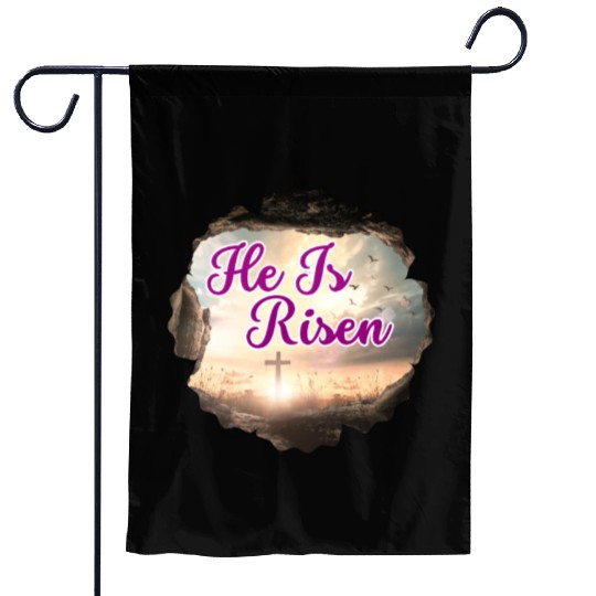 He Is Risen! Garden Flags