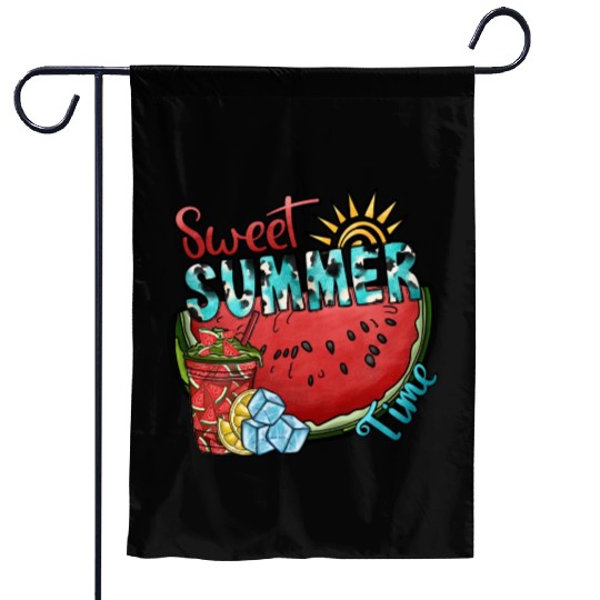 Sweet Summer Time Garden Flags