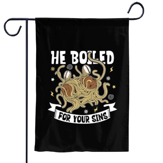 Atheist Atheism Flying Spaghetti Pastafarianism Garden Flags