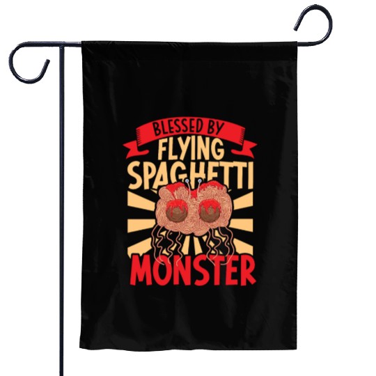 Atheist Atheism Flying Spaghetti Pastafarianism Garden Flags