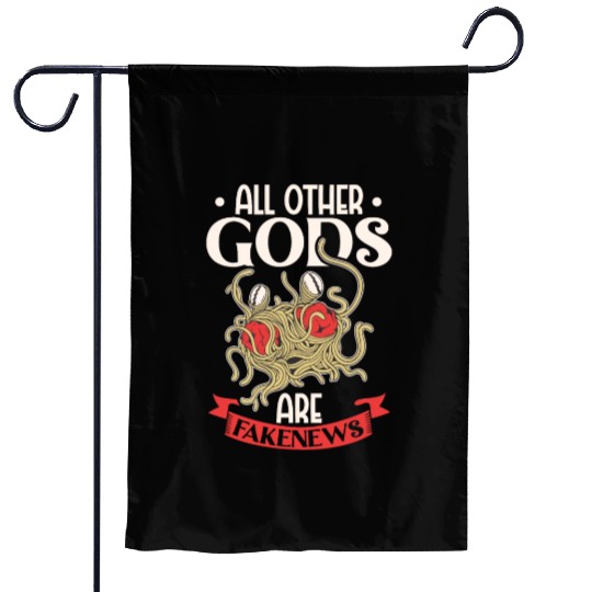 Atheist Atheism Flying Spaghetti Pastafarianism Garden Flags