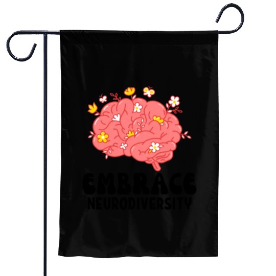 Embrace Neurodiversity Garden Flags