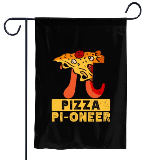 Pi Day Pizza Pi Symbol Math Number Garden Flags