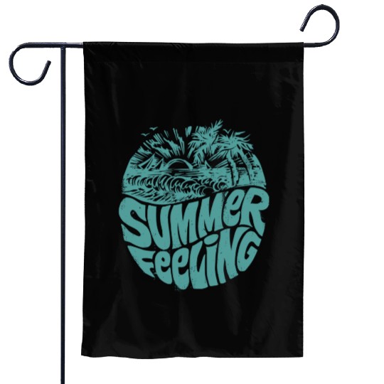 Summer Feeling Green Garden Flags