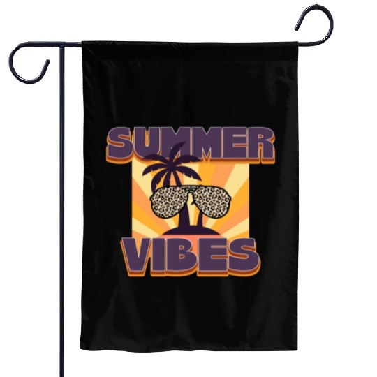 Summer Vibes Garden Flags