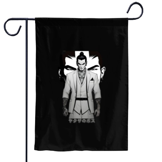 Yakuza Boss A Mafia Gangster From Japan Full of Ta Garden Flags