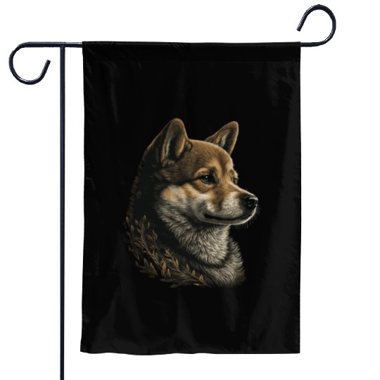 Shiba Inu Dog Garden Flags