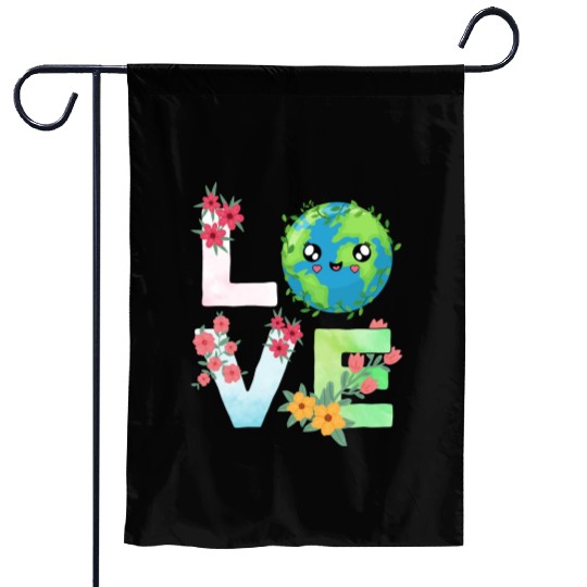 Love Earth Day Save The Planet Earth Day Garden Flags