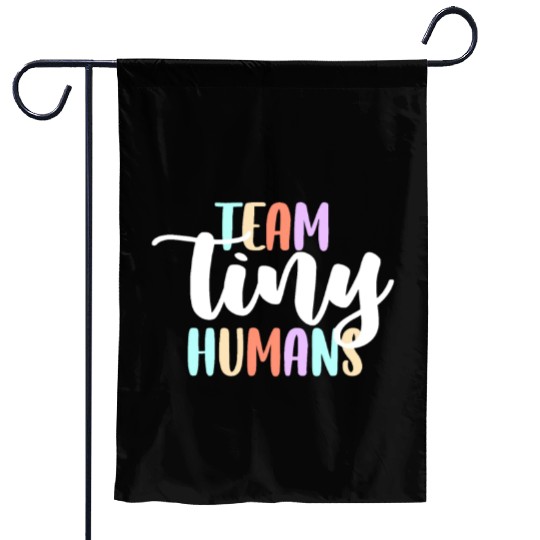 Nursing ICU Neonatal Team Tiny Humans NICU Nurse Garden Flags
